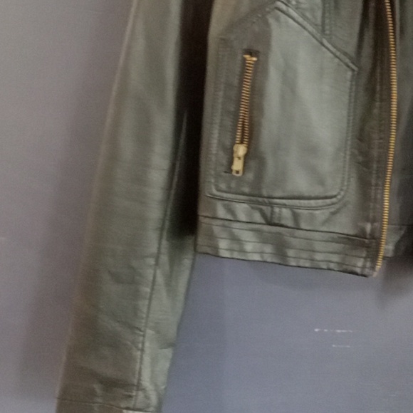 GUC XXI polyester polyurethane viscose black jacket cropped jacket size … - Picture 5 of 8